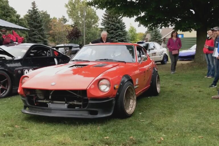Mercedes M120 V12 swapped Datsun