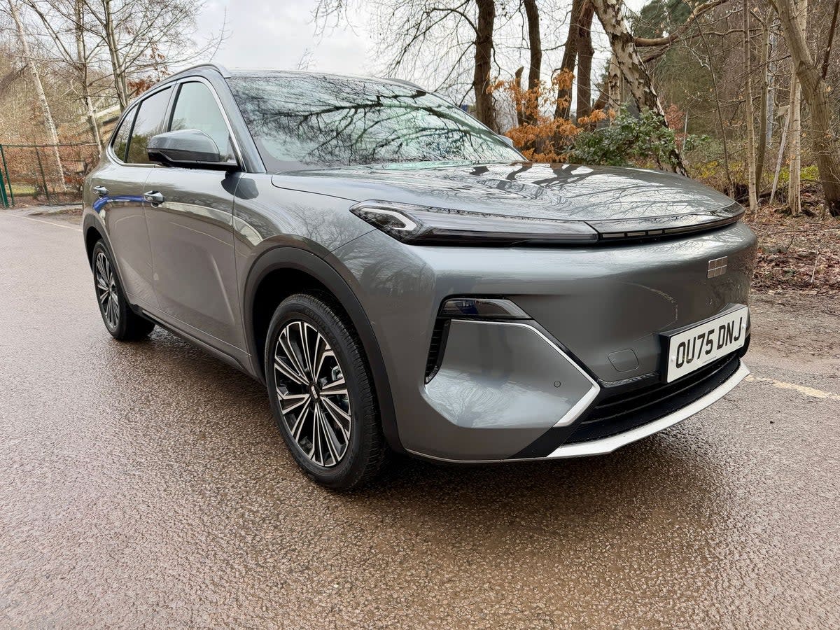 The Geely Starray DM-I was styled at Geely's design studio in Italy (Steve Fowler)