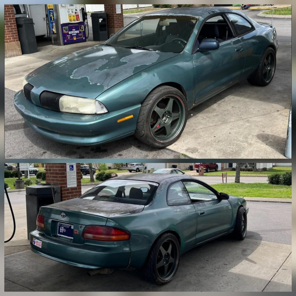 Toyota Celica with Oldsmobile Achieva front end, the official car of...?