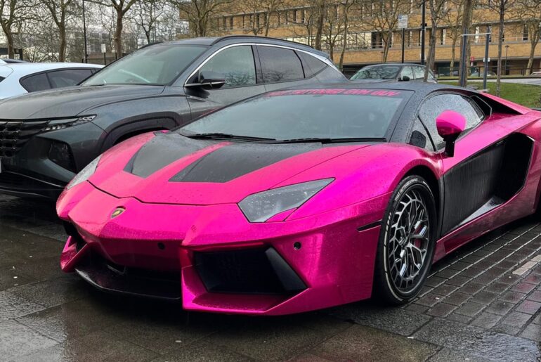 Interesting colour [Lamborghini Aventador]