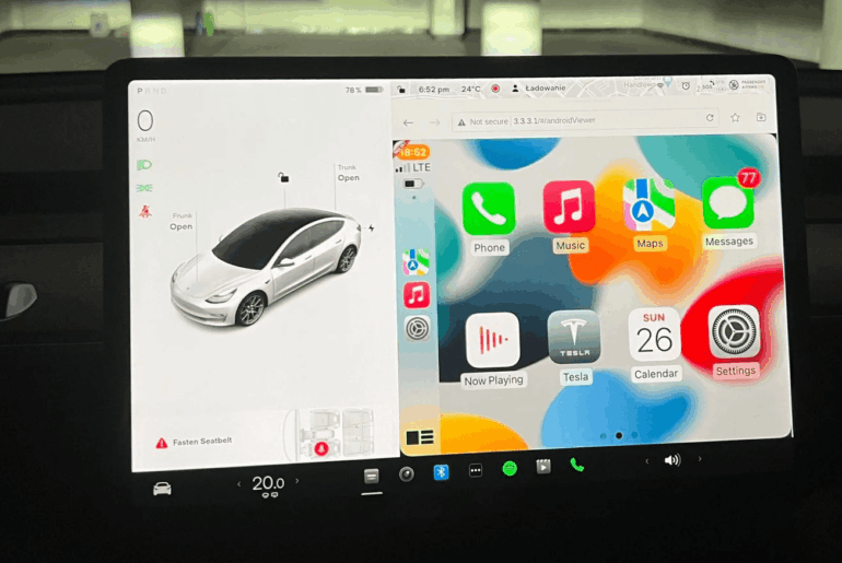 Tesla may still be working on Apple CarPlay integration: Report