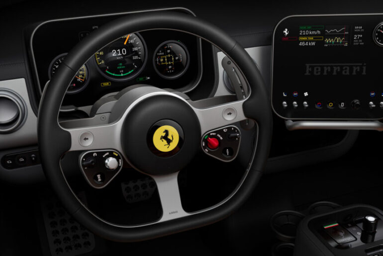 Jony Ive shuns touchscreens for interior of Ferrari Luce EV