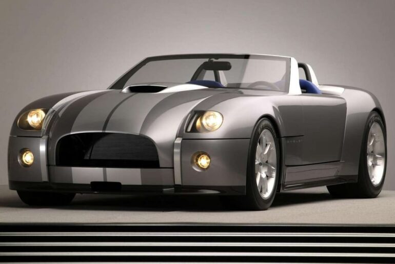 2004 Ford Shelby Cobra Concept, nicknamed "Daisy," is a modern, one-off roadster designed by Ford’s Advanced Product Creation team to honor the classic 1960s Cobra.