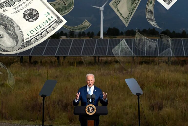 Biden talking green energy
