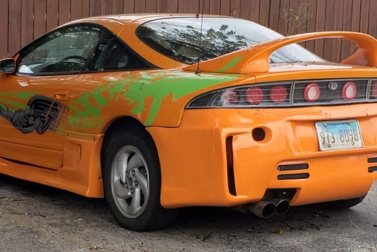 [Mitsubishi Eclipse] spotted in Illinois with a Paul Walker Supras paint job