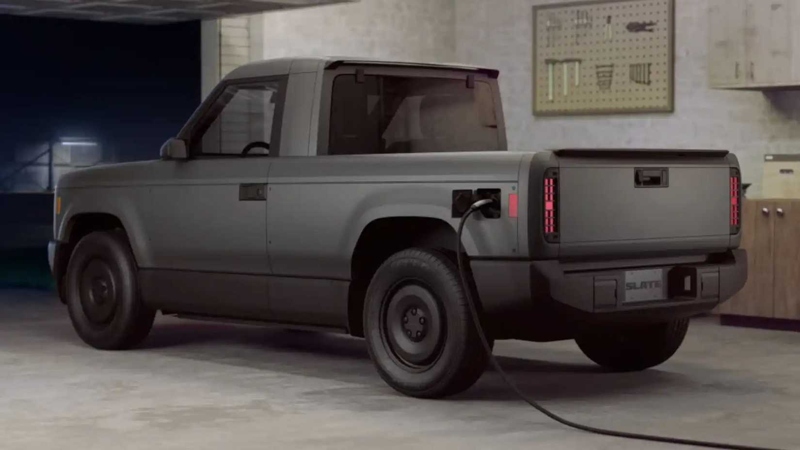 2027 Slate Truck EV charging