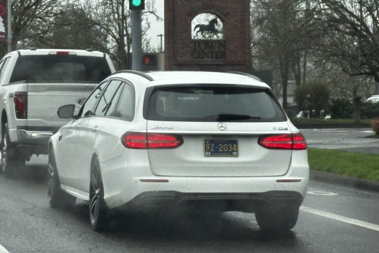 Now this is pretty cool. [2020 Mercedes AMG E63 S Wagon]!!! Definitely pretty rare! Wilsonville, Oregon.