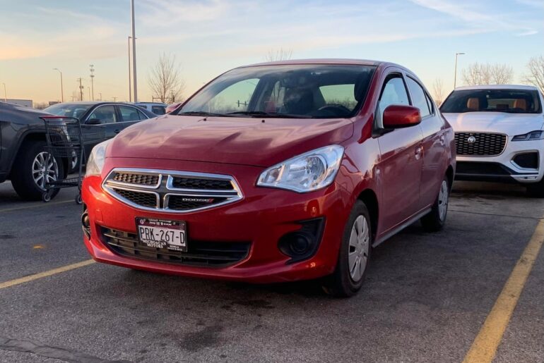 [Dodge Attitude] in the Chicago suburbs (only sold in Mexico - Rebadged Mitsubishi Mirage)