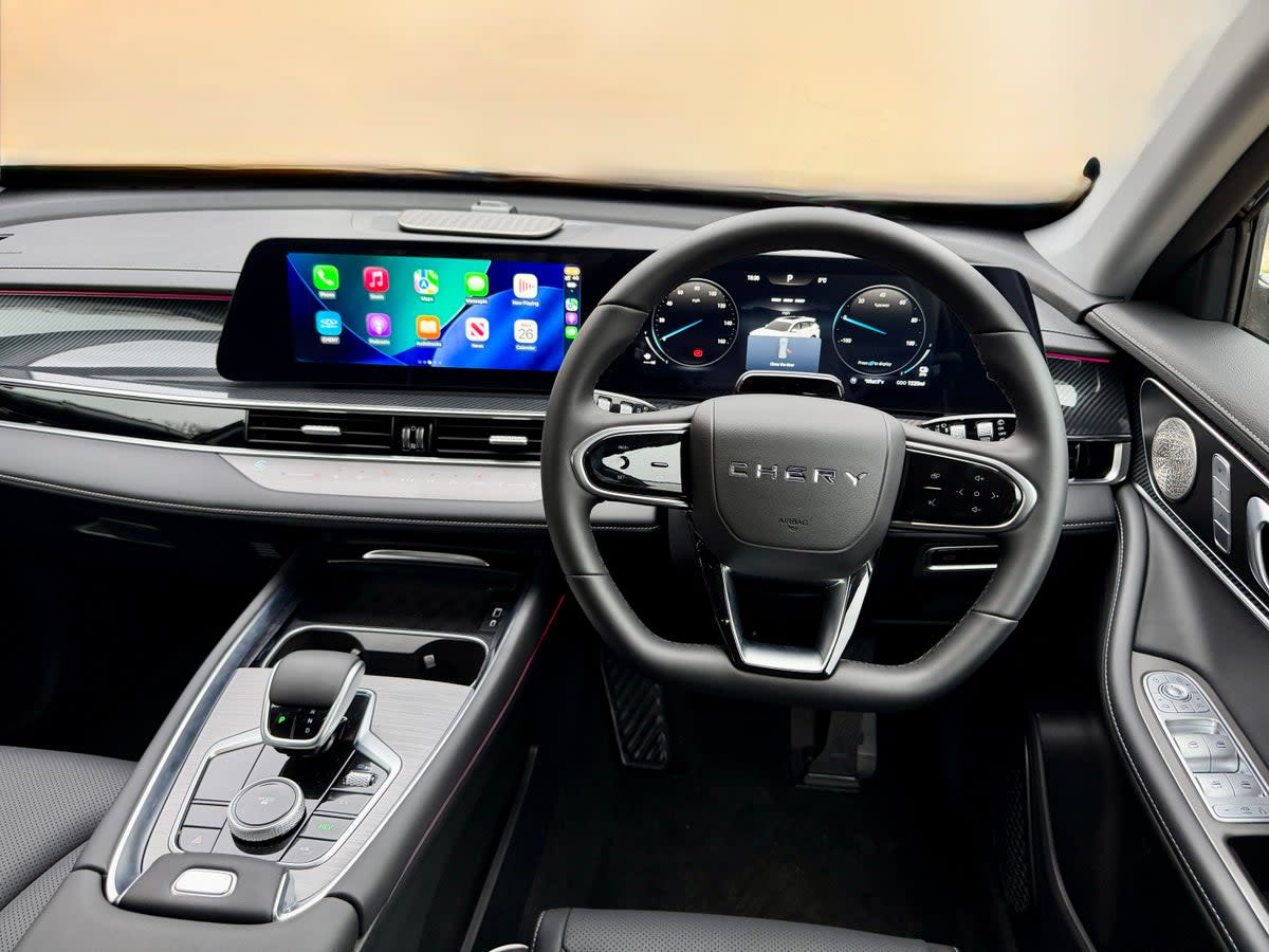 The Chery Tiggo 7's infotainment screen isn't the biggest and the usability could be better (Steve Fowler)