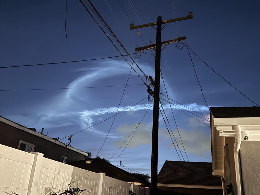 Someone sent up the Oldsmobile symbol in SoCal…
