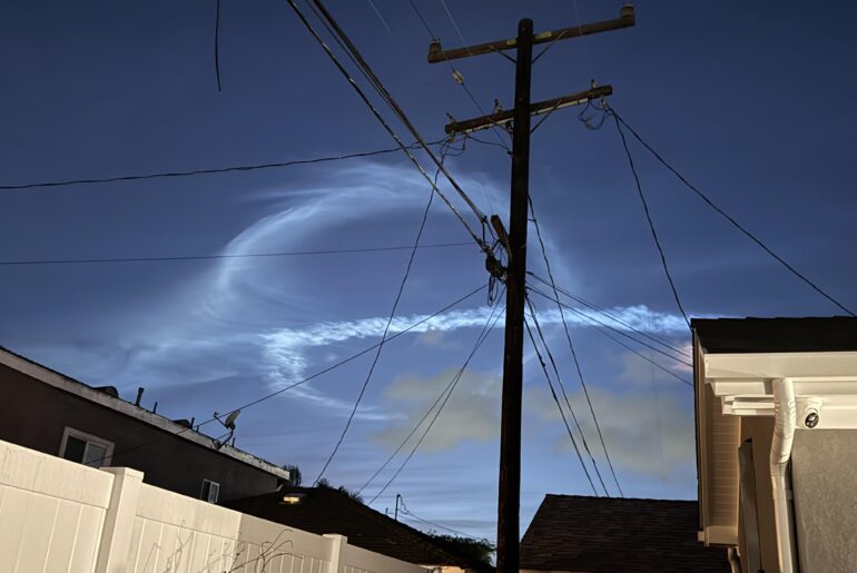 Someone sent up the Oldsmobile symbol in SoCal…