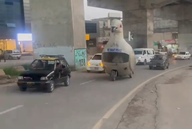 Just cruising around in the dove car