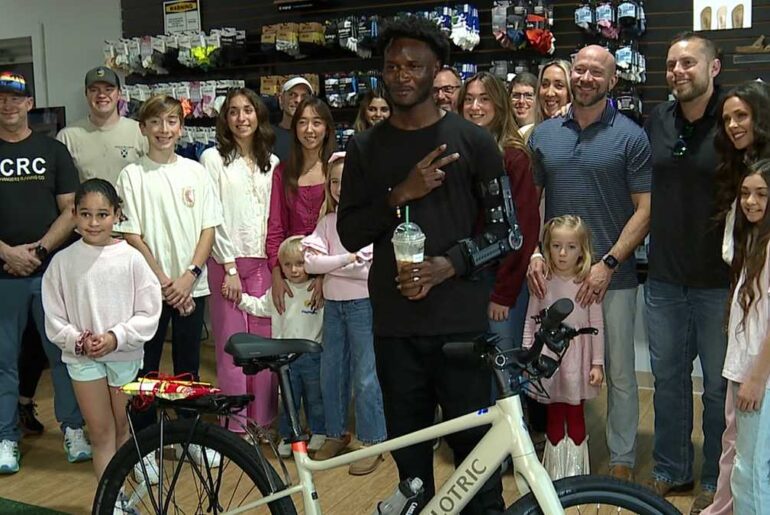 Richmond Hill community surprises hit-and-run survivor with new e-bike