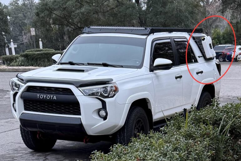 The Official Car of always having water in the wilds of the city