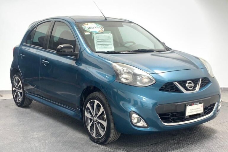 Mexican 2015 Nissan Micra, the official car of San Luis, Arizona.