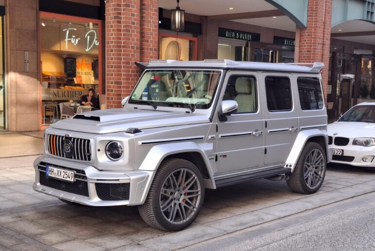 [Brabus 800] Spotted in Hamburg, very nice white that my camera couldn't fully capture :(