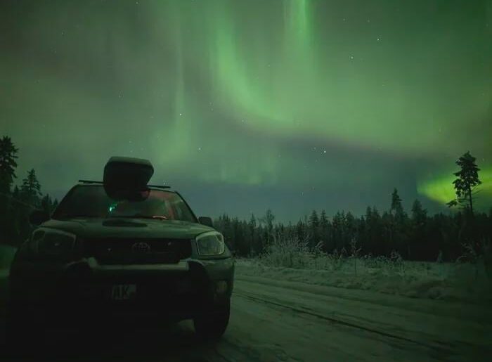 Went to Sweden again with my wife. And my car also got some attention. 20 years old Toyota. Working like a charm, even in -30°C (-22°F).