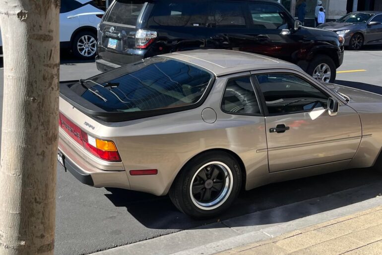 I spotted this [Porsche 944] in the Summerlin Mall yesterday. I haven’t seen one in years and this one is really clean, what do you guys think?