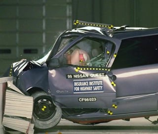 Mercury Villager/Nissan Quest IIHS crash test
