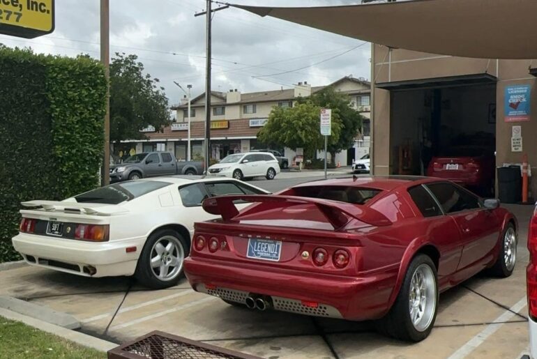 [Lotus Esprit] really cool to see two generations of this legendary car