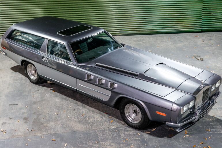 "The Beast" in 1960 an engineer put a Rolls Royce Meteor V12 27 L (1648.96 ci) engine (same used in some British WW2 tanks) in a modified Ford Capri (4260x2396)