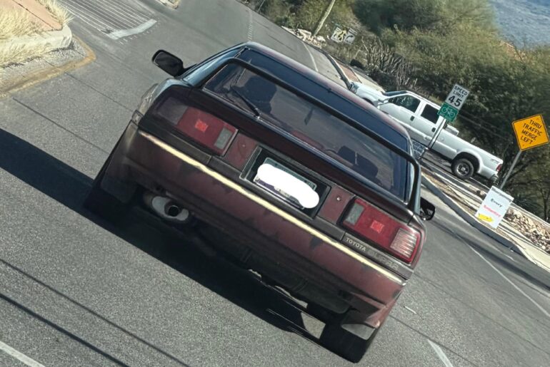 Finally found a [Toyota Supra A70] out in the wild!