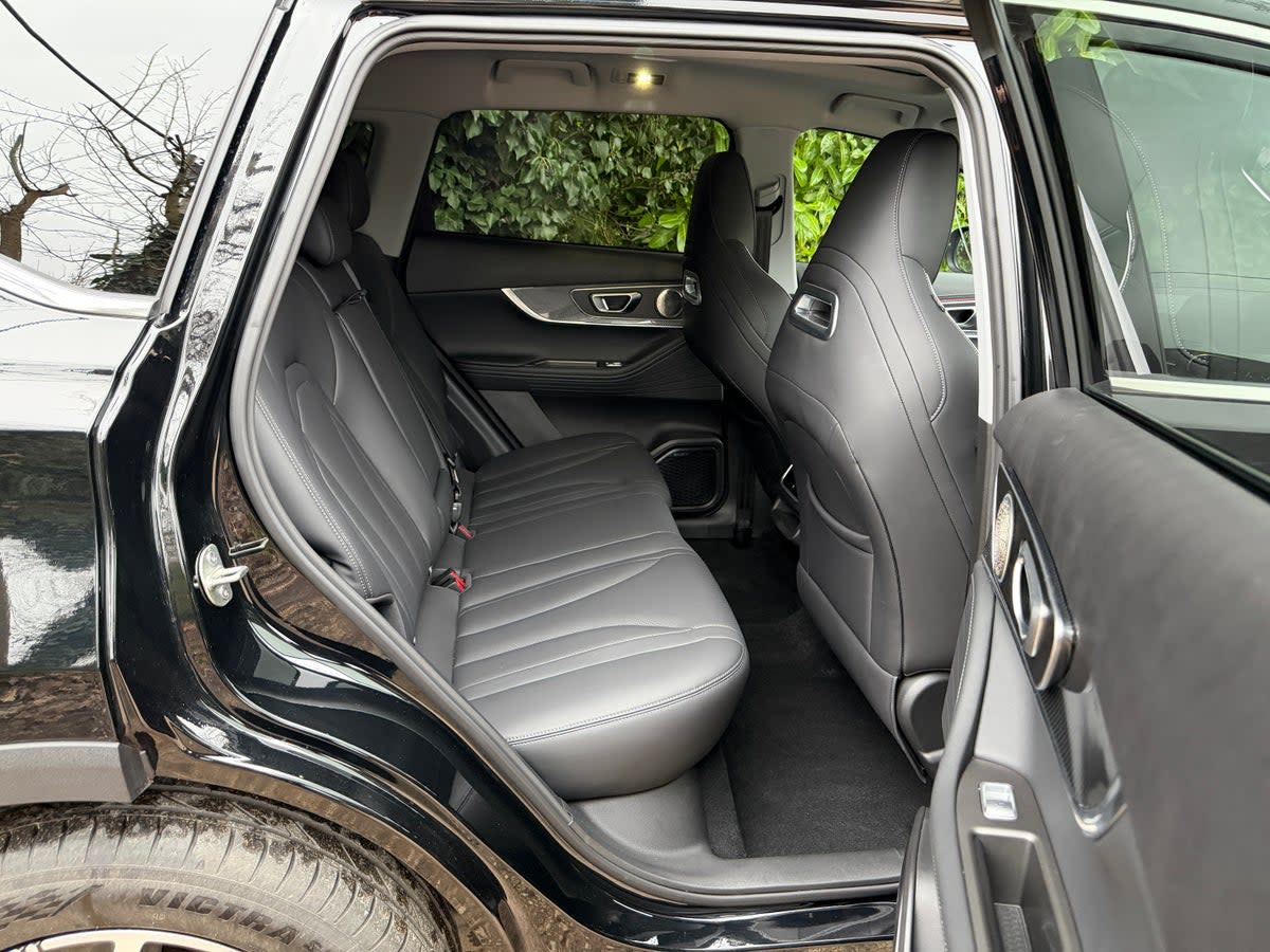 There's decent space in the rear seats of the Chery Tiggo 7 (Steve Fowler)