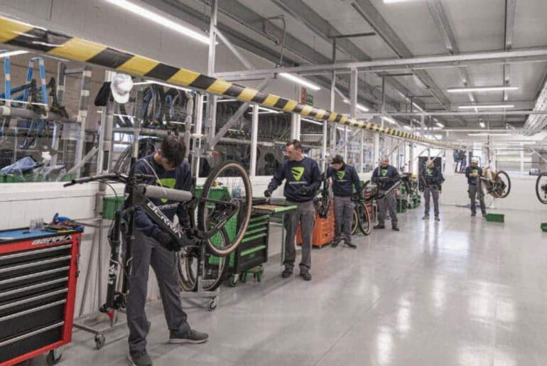 The production of bicycles in Spain continues to decline
