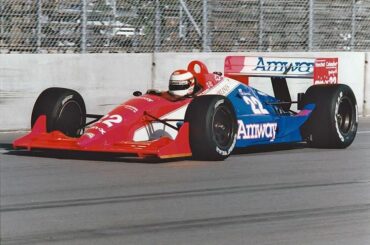 The late Roland Ratzenberger tested a CART Lola 91/00 for Dick Simon Racing at Willow Springs in 1991.