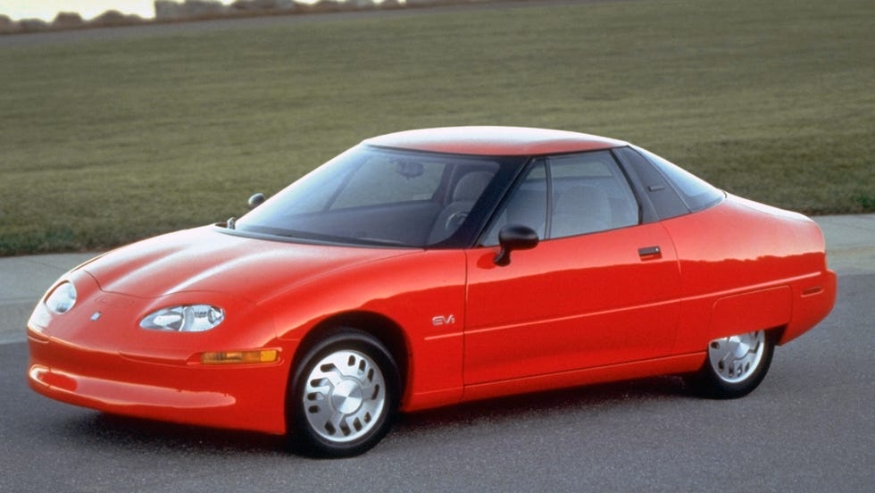 general motors presents its electric car ev1