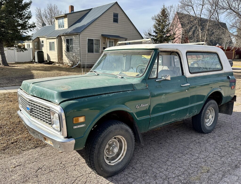1972 Chevrolet K5 Blazer.