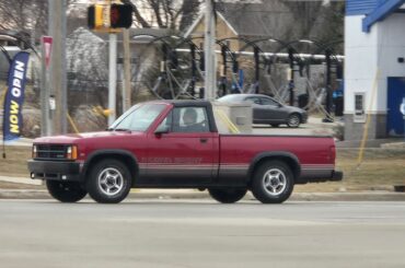 I saw a very clean [Dodge Dakota Sport Convertible] today. Spotted in Wisconsin.