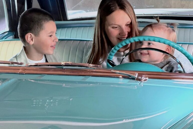 Car love runs in the family.