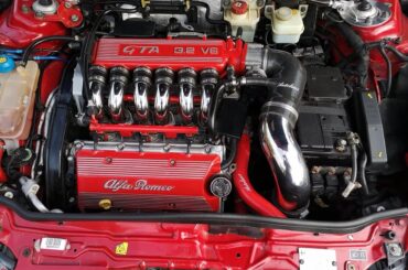 The Alfa Romeo Busso V6 is one of the sexiest looking engines of all time. It also sounds glorious.