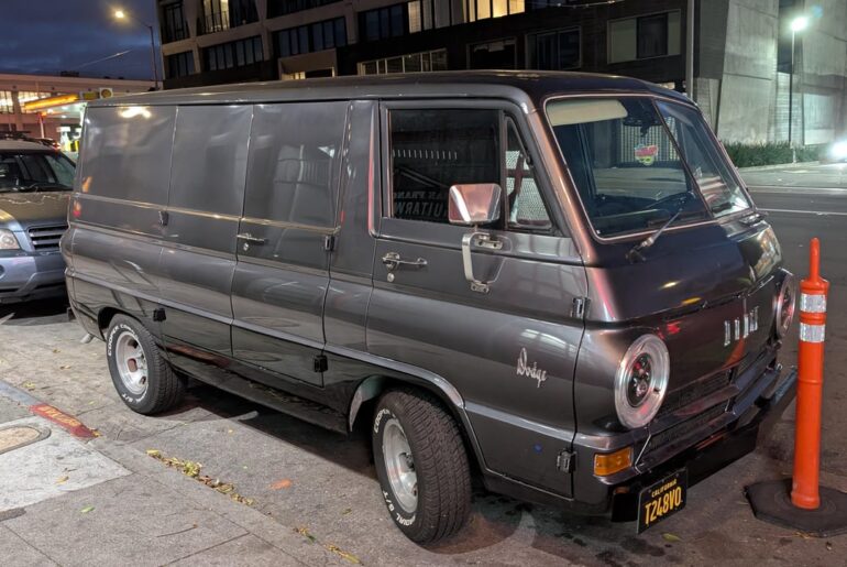 Black Dodge A100 in SF