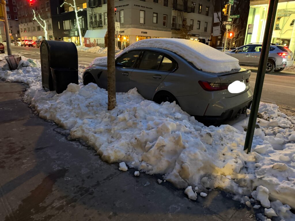 [2025 BMW M3 Competition] Still Buried Update - UES Manhattan
