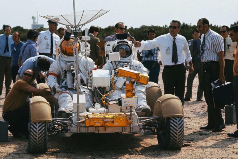 This is an Off-Side Classic >  1971 Apollo Lunar Rover with Irwin & Scott.