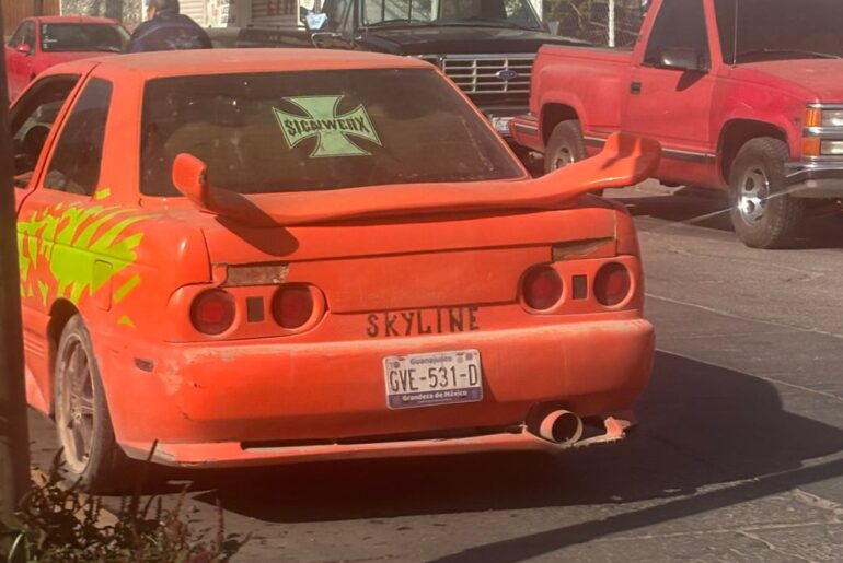 First car I saw on my Mexico trip when I arrived to my hometown