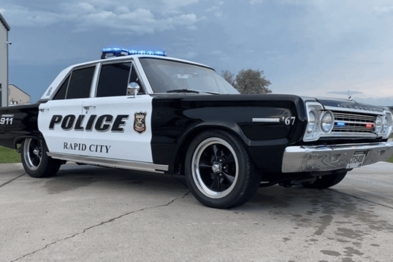 Rapid City, SD Police 1967 Plymouth Belvedere still in service.