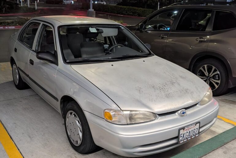 2002 Chevy Prizm at Ikea, the official car of?