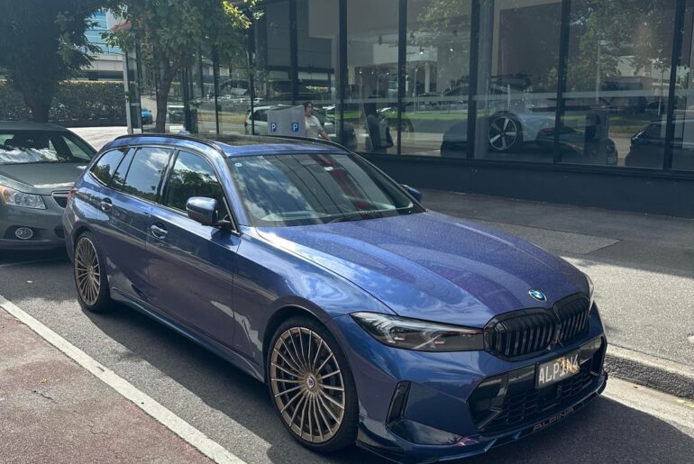 The rare [Alpina B3 GT Touring], supposedly ~400 made