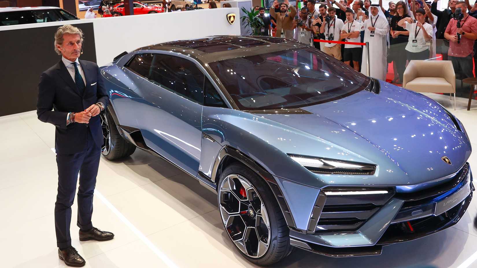 Stephan Winkelmann With Lamborghini Lanzador Concept