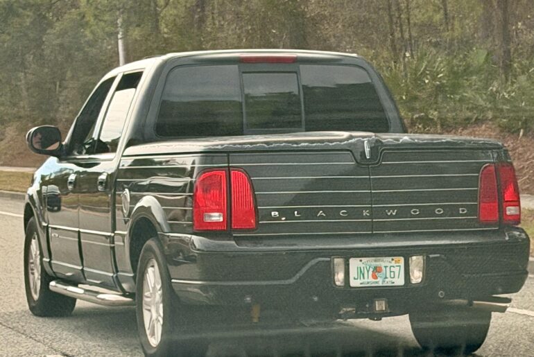 Spotted a 2002 [Lincoln Blackwood] while driving my kids to speech therapy.