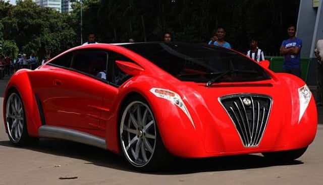 The Tucuxi, an Indonesian electric car prototype that never entered mass production due to an accident in 2013 caused by brake failure