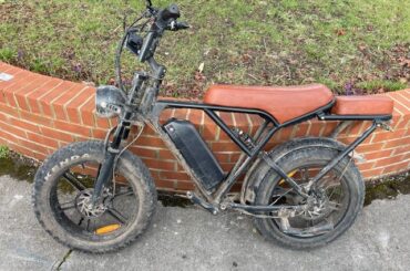 Illegal bike destroyed after rider causes chaos on streets