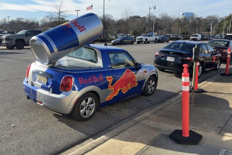 Spotted [Redbull Mini Cooper] in Birmingham, Alabama yesterday