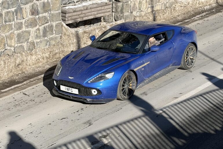 Recently saw this [Aston Martin Vanquish Zagato]