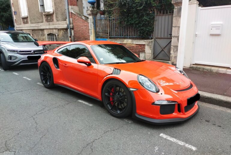 [Porsche GT3 RS] a couple months ago. France, Arcachon