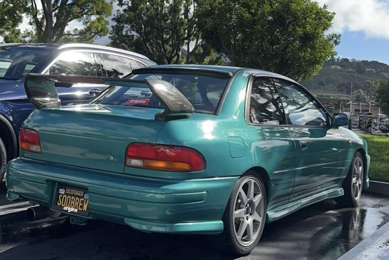 [Subaru GC8 WRX] Caribbean Green 😍