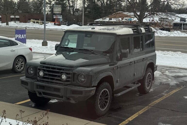 [Ineos Grenadier] at my doctors office yesterday